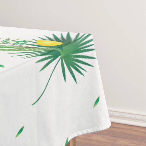 Four species for Jewish Holiday Sukkot Party Tablecloth