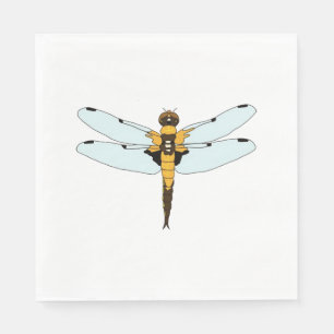 four spotted dragonfly napkins