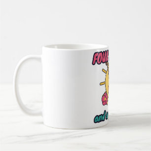 Four Strings and a Good Mood Ukulele Coffee Mug