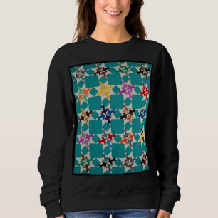 Four Swallows quilt Sweatshirt