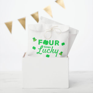 Four Times Lucky 4th Birthday Favor Bag