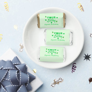 Four Times Lucky 4th Birthday Hershey's Miniatures