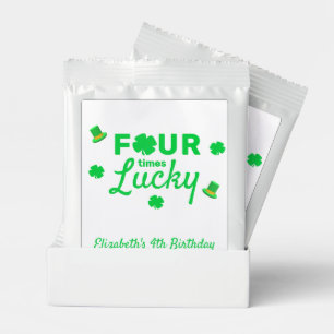 Four Times Lucky 4th Birthday Lemonade Drink Mix