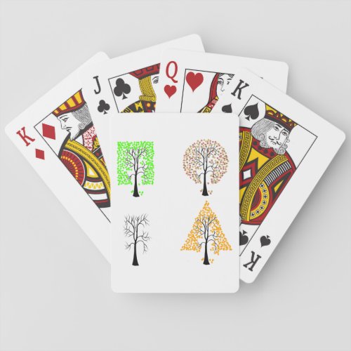 Four Trees Poker Cards