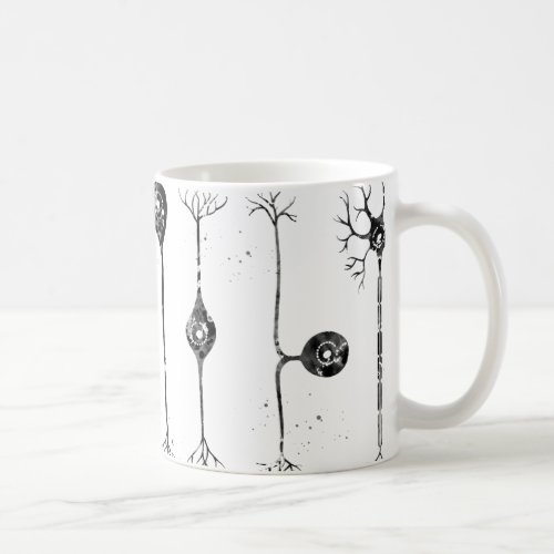 Four types of neurons coffee mug