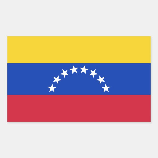 FOUR Venezuela Flag Rectangular Sticker (Front)