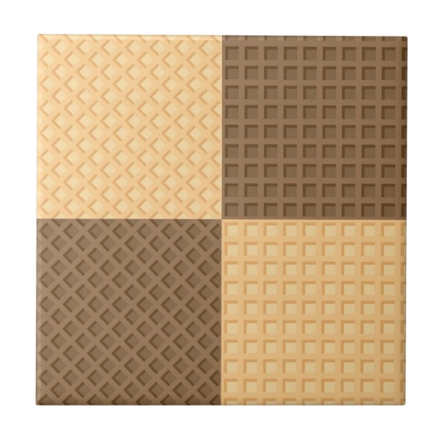 Four Wafers Ceramic Tile (Front)