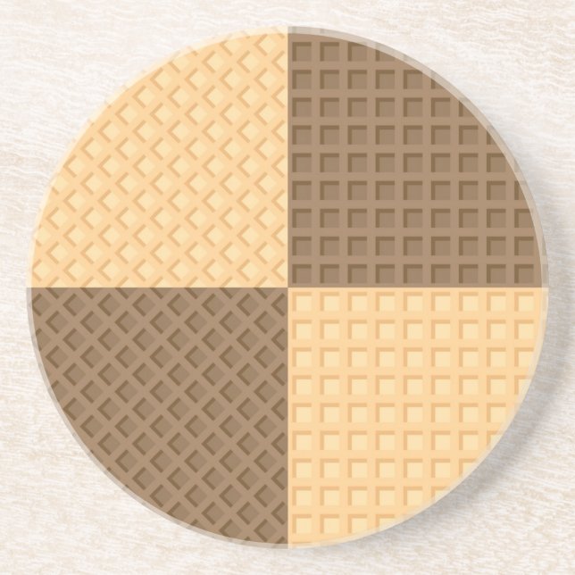 Four Wafers Drink Coaster (Front)