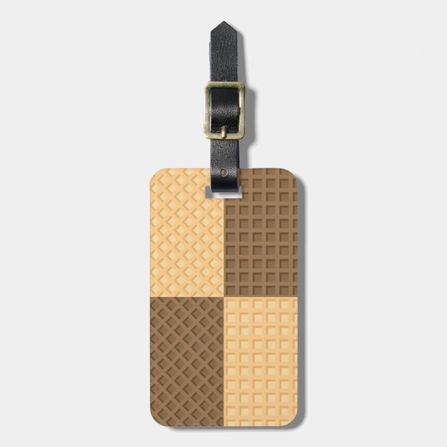 Four Wafers Luggage Tag (Front Vertical)