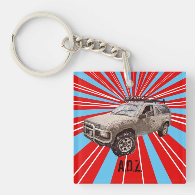 Four-wheel Drive Keychain (Front)