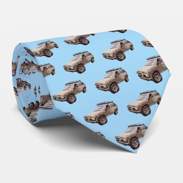 Four-wheel Drive Neck Tie (Rolled)