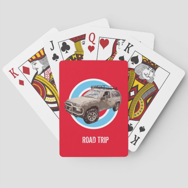 Four-wheel Drive Poker Cards (Back)