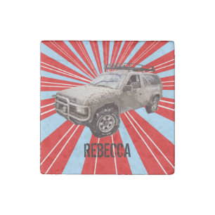 Four-wheel Drive Stone Magnet
