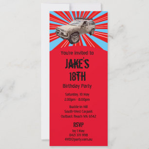 Four-wheel Driving Invitation