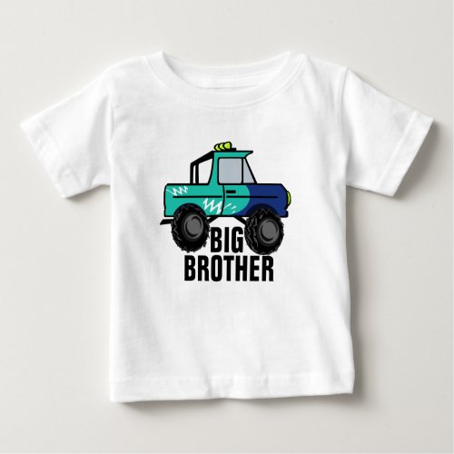 Four Wheel Fun  Big Brother Baby T_Shirt