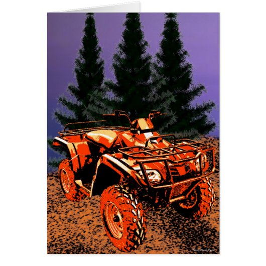Four Wheeler Card (Front)