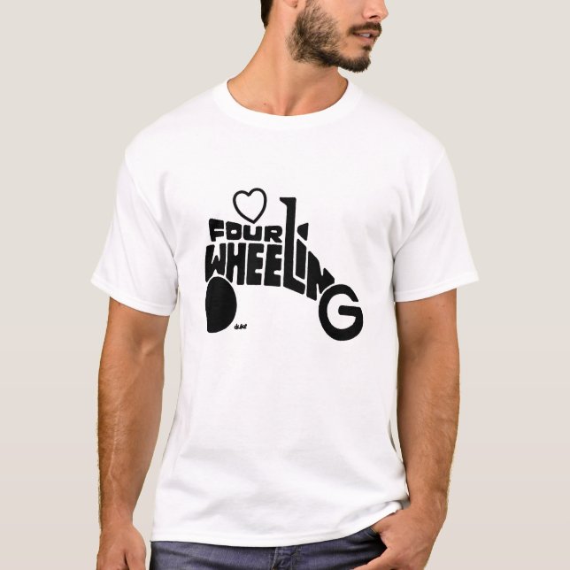 FOUR WHEELING SILHOUETTE T-Shirt (Front)
