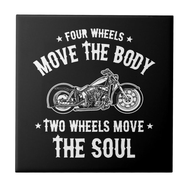 Four Wheels 1016 Ceramic Tile (Front)