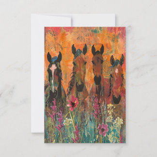 Four Wild Horse 