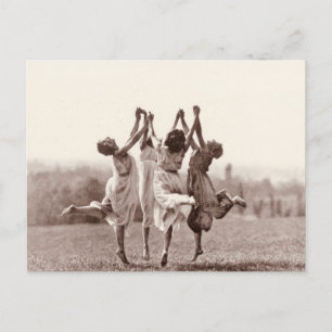 Four Witches Dancing By Monte Verita Postcard