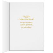 Four Year Employee Business Anniversary Sun (Inside (Right))