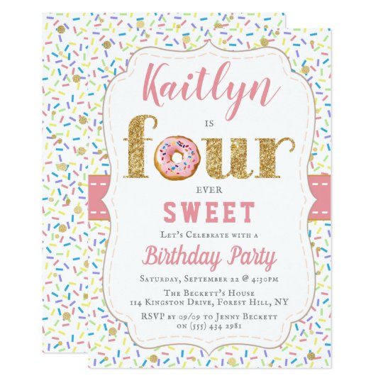 Quotes For 4th Birthday Party Invitation