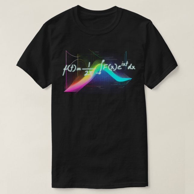 Fourier transform TShirt 1 (Design Front)