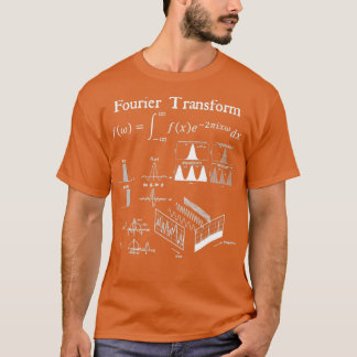 Fourier Transform Wave Signal Analysis Vintage Mat T-Shirt
