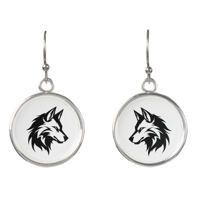 Fourlight Pack Wolf Earrings (Front)