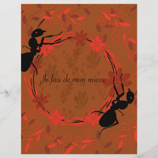 fourmi, affirmation positive ,phrase inspirante (Front)