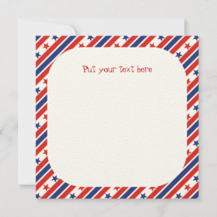 Fourth 4th Of July Party Invitations