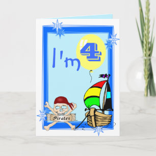 Fourth  Birthday Card