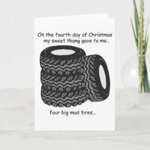 Fourth Day Redneck Christmas Holiday Card