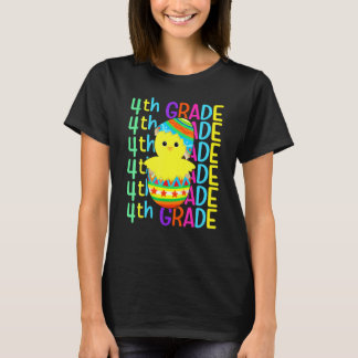 Fourth Grade Chicken Crack The Egg Easter Day Boy T-Shirt