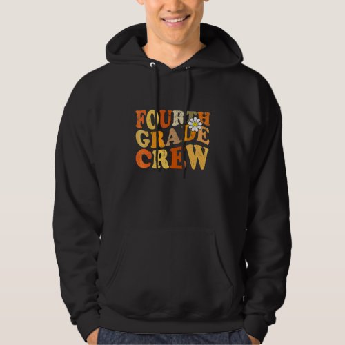 Fourth Grade Crew Students Back To School Hoodie