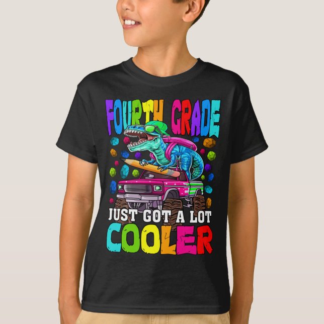 Fourth Grade Just Got A Lot Cooler Monster  T-Shirt (Front)