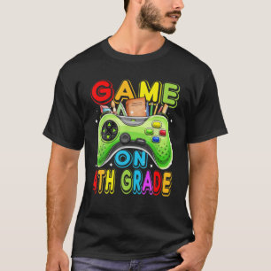 Fourth Grade Level Unlocked 4Th Grade Squad Back T T-Shirt