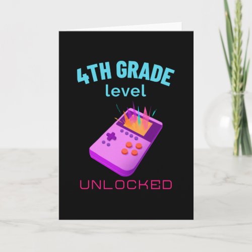 fourth grade level unlocked card