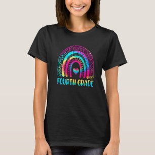 Fourth Grade Rainbow Tie Dye Teacher Team 4th Grad T-Shirt