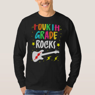 Fourth Grade Rocks 1st School Day Team 4th Grade T-Shirt