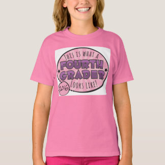 Fourth Grade Shirt | purple & pink