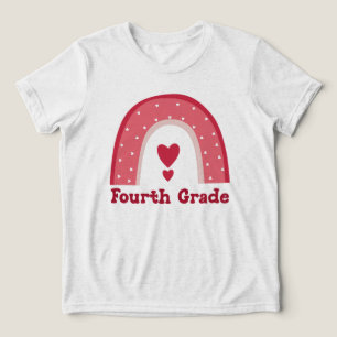 Fourth Grade Teacher   4th Grade Teacher Rainbow Tri-Blend Shirt