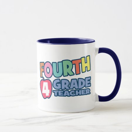 Fourth Grade Teacher Mug