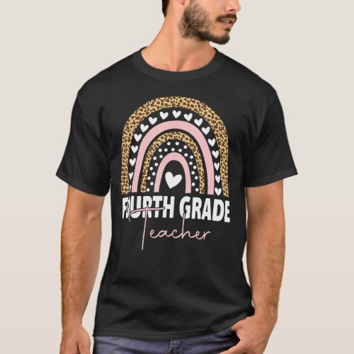 Fourth Grade Teacher  Team 4th Grade Squad Rainbow T_Shirt