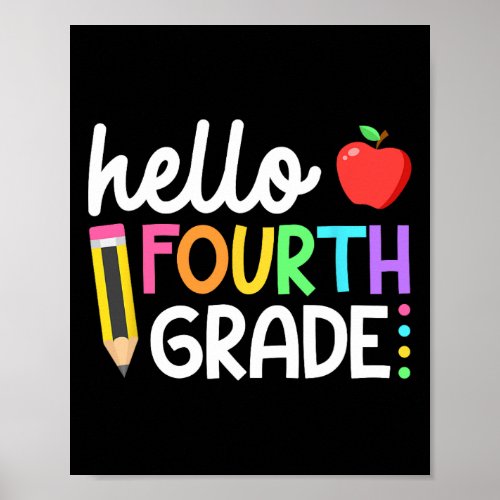 Fourth Grade Team 4th Grade Back To School Teacher Poster