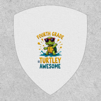 Fourth Grade Turtle-y Awesome First Day of Fourth Patch