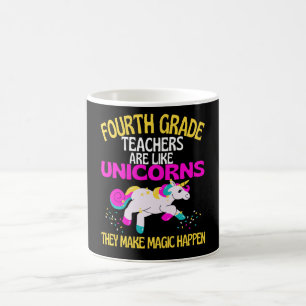 Fourth Grade Unicorn Teacher Are Magical, Teachers Coffee Mug