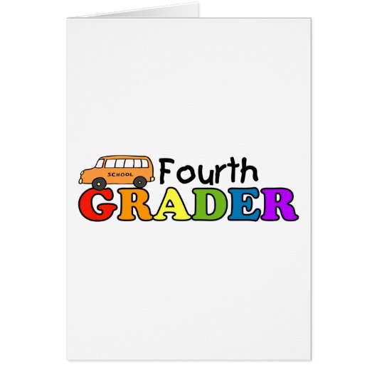 Fourth Grader Cards (Front)