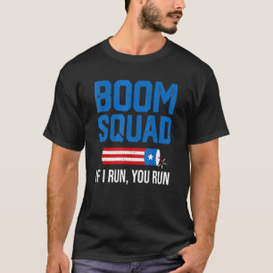 Fourth Of July 4th July Fireworks Boom Patriotic U T-Shirt
