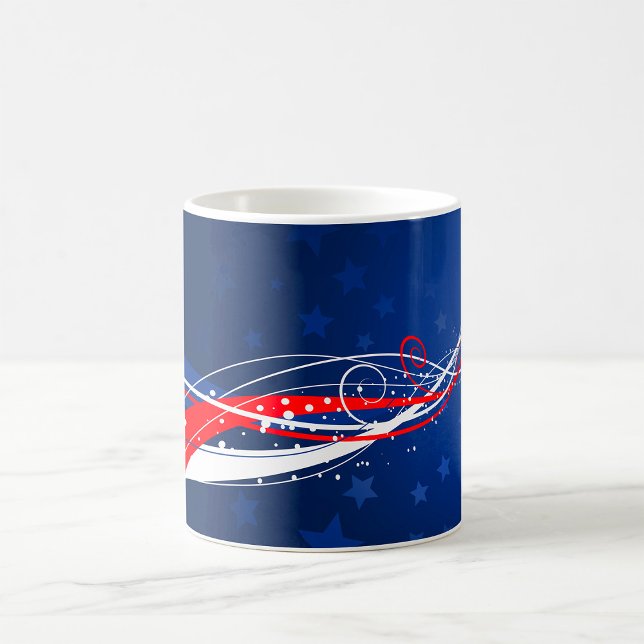 Fourth Of July Abstract Coffee Mug (Creator Uploaded)